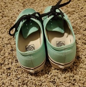 Turquoise vans